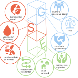 infographic for an esg company