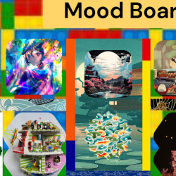 my moodboard for this website