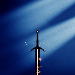 a flaming sword i made for fun
